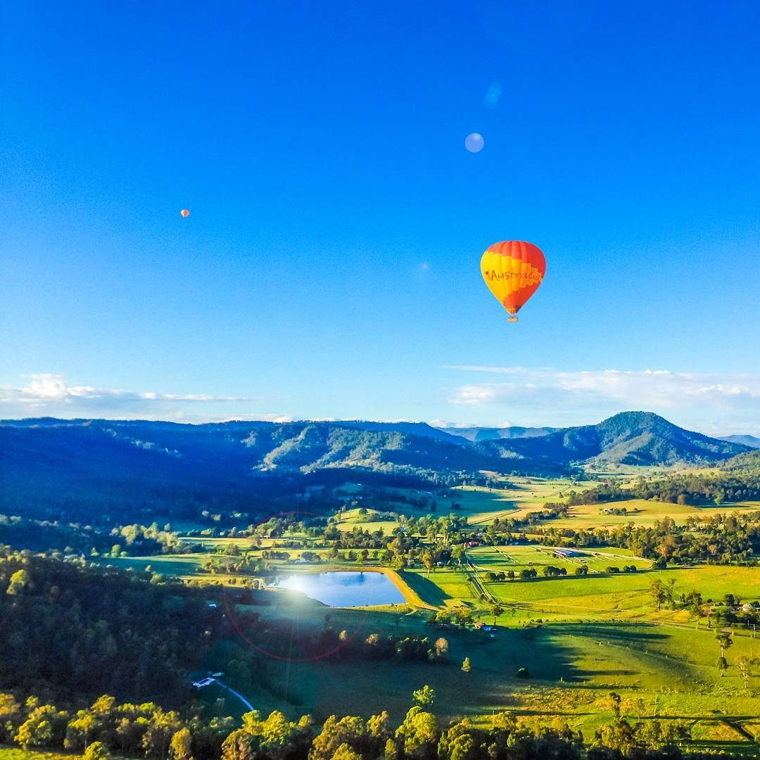 Hot air balloon ride unique things to do in Gold Coast hidden places in australia