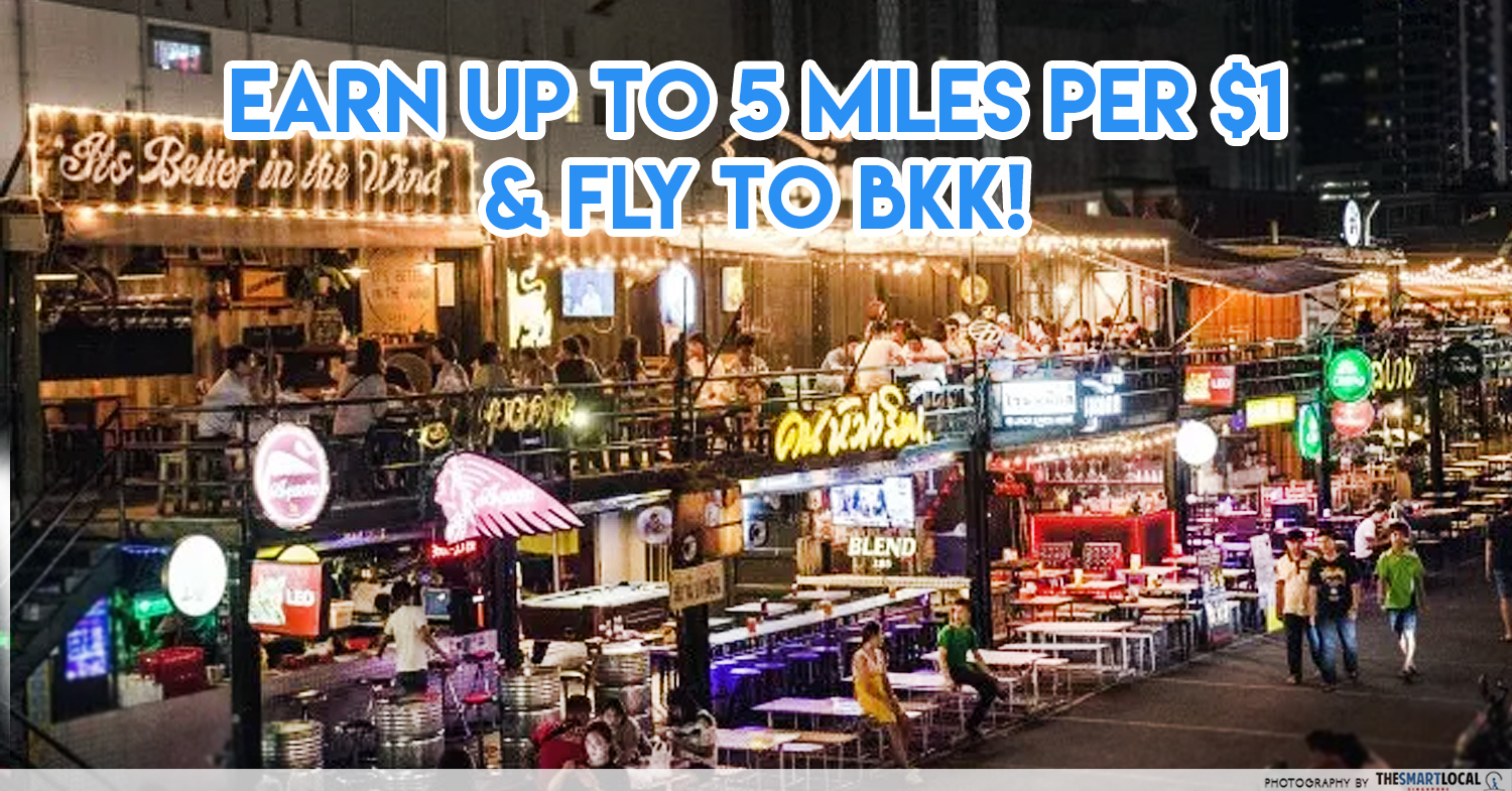 Mileslife (1) - Earn up to 5 miles more & fly to BKK!