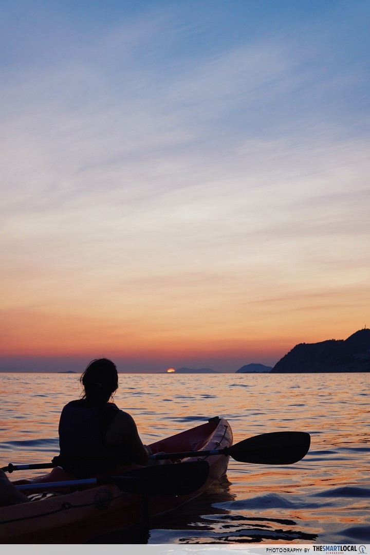 Kayaking at Dubrovnik Croatia