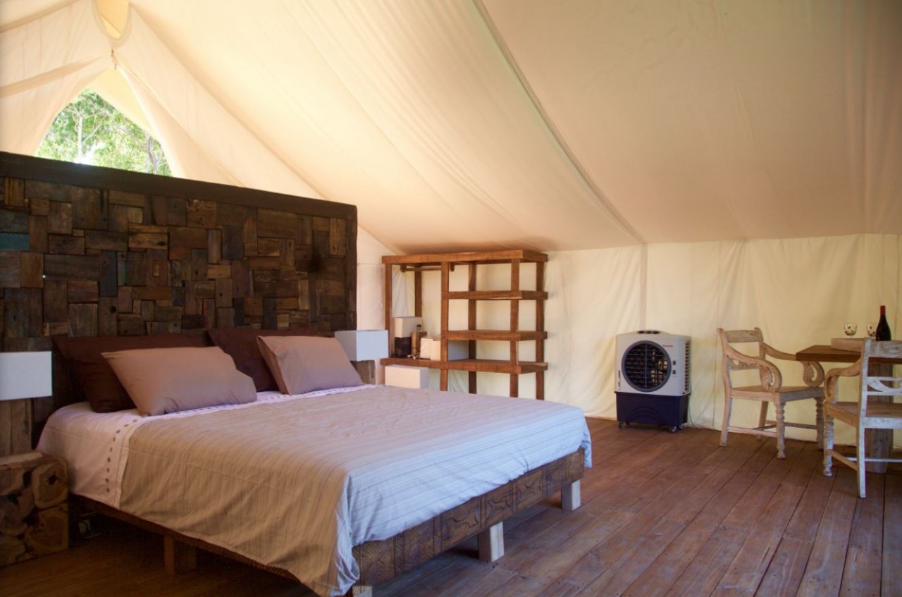 watukaka resort's luxury suite tent