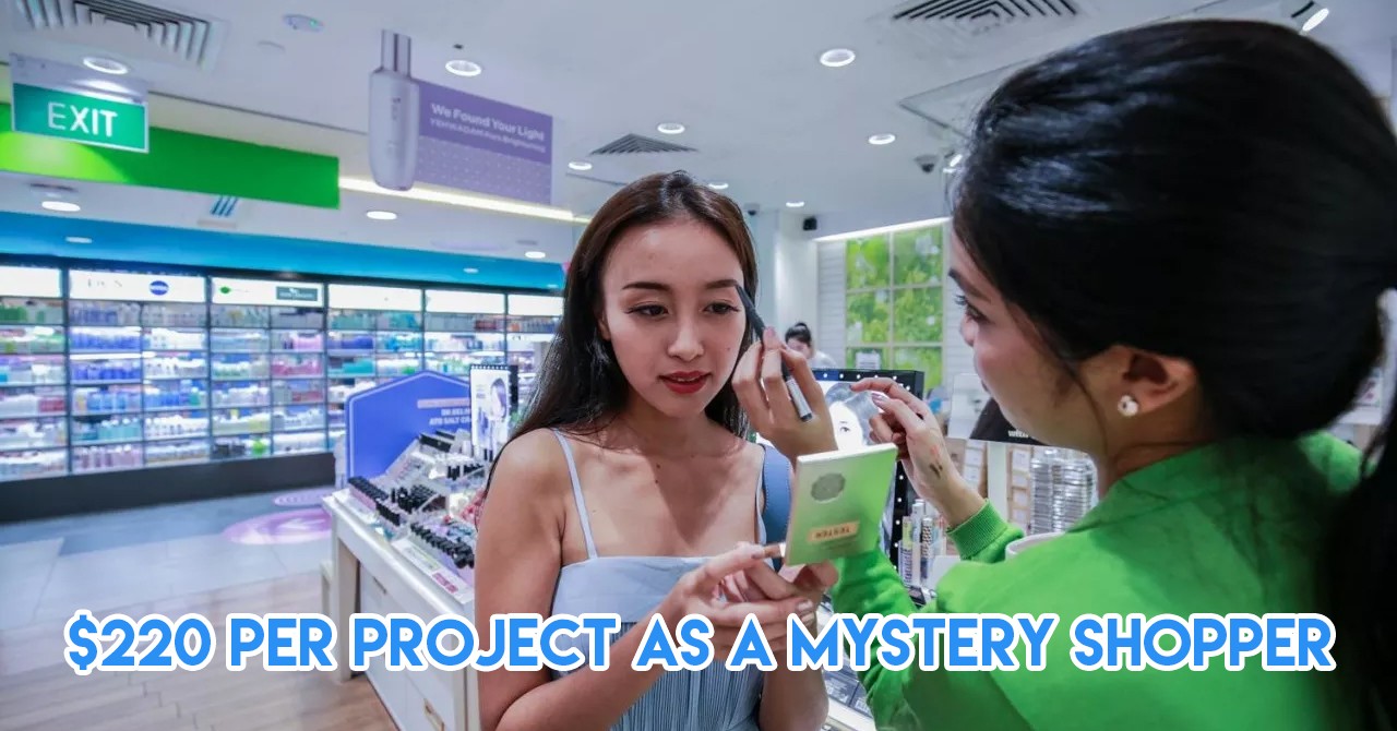 earn $220 per project as a mystery shopper