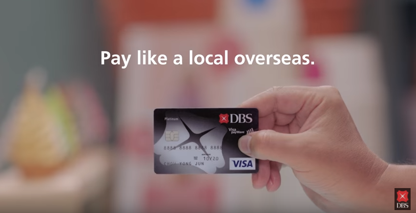 DBS debit card visa cashback 