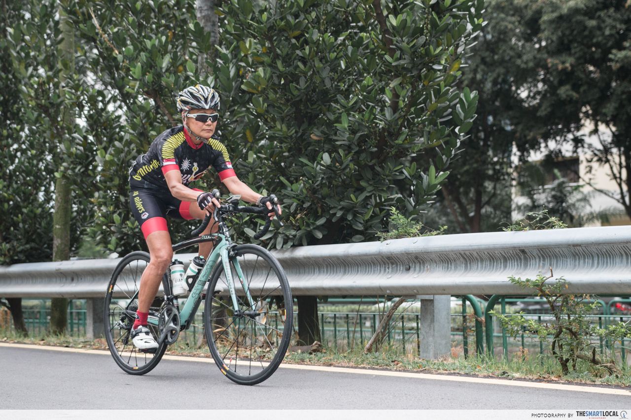 Joyce Leong cycling