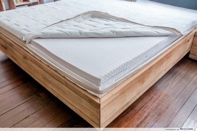 European Bedding customisable mattress with removable cover Singapore