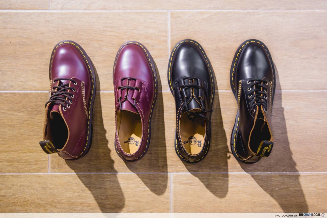 Vintage classic boots featuring signature soles and anti-slip qualities