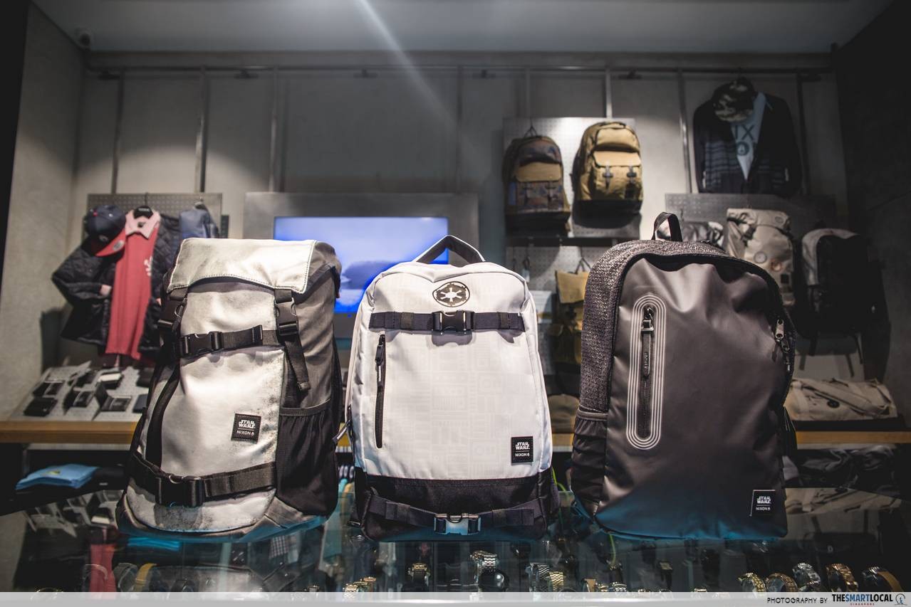 Nixon x Star Wars Backpack Collection - in Captain Phasma Silver, Stormtrooper White and Kylo Ren Black