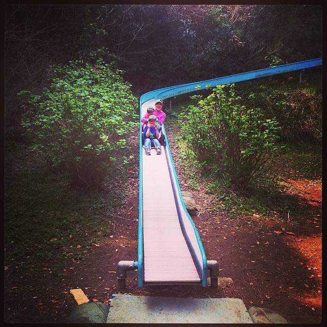 long slide at Kannonzaki Park