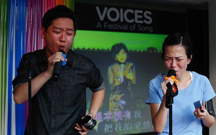 Go for a FREE Karaoke session at the Esplanade