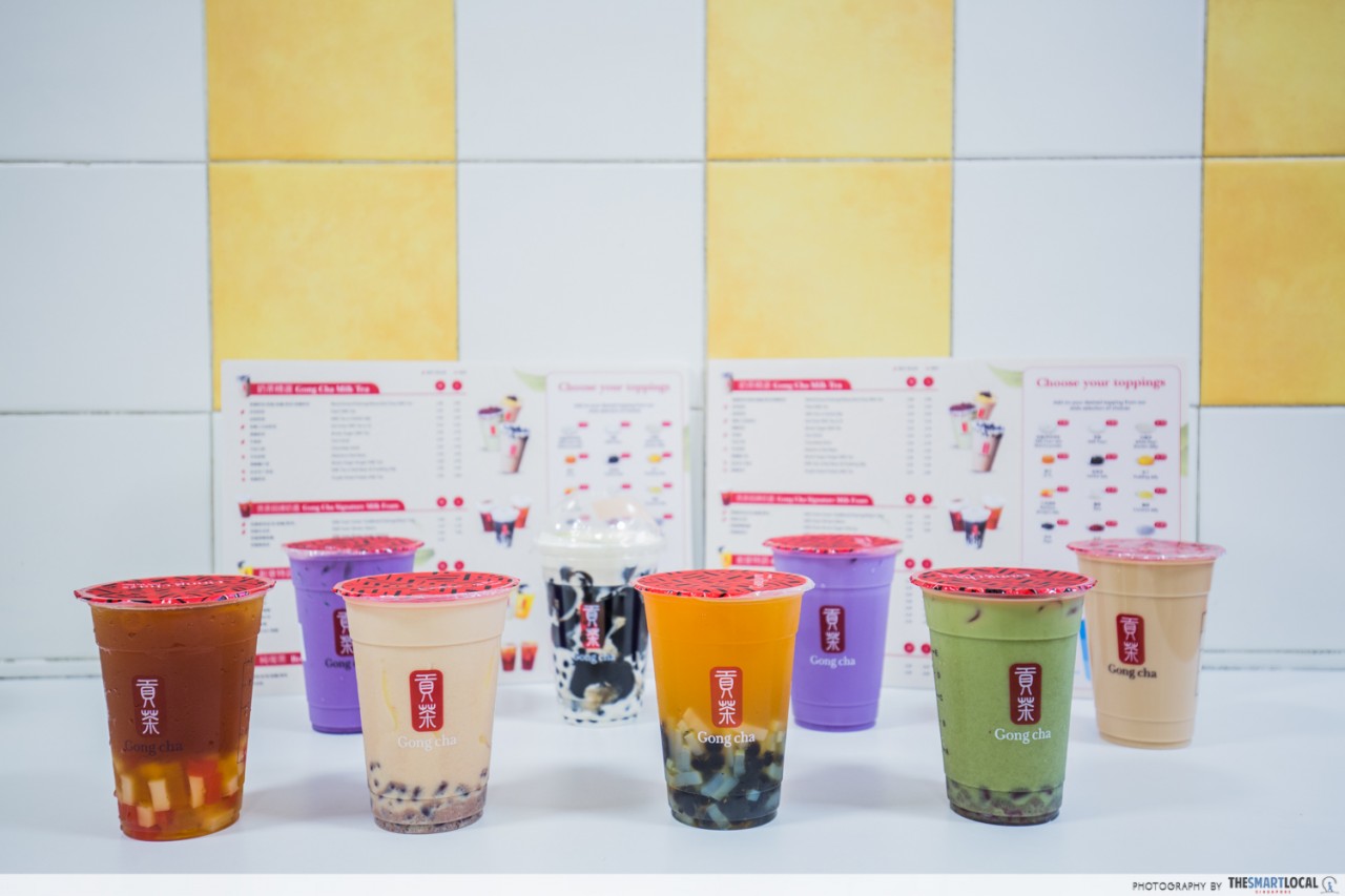 gong cha new drinks