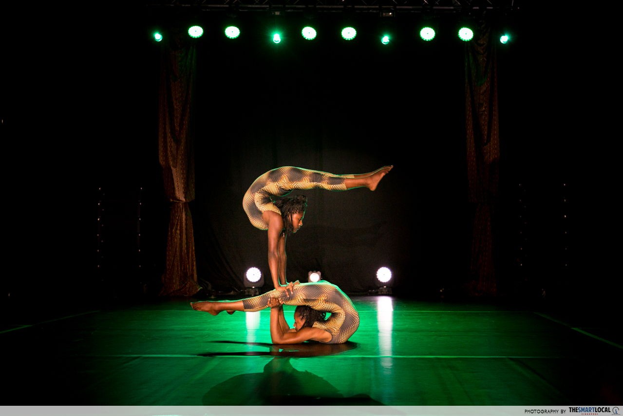 Enjoy a 45-minute circus show by Circus Abyssinia