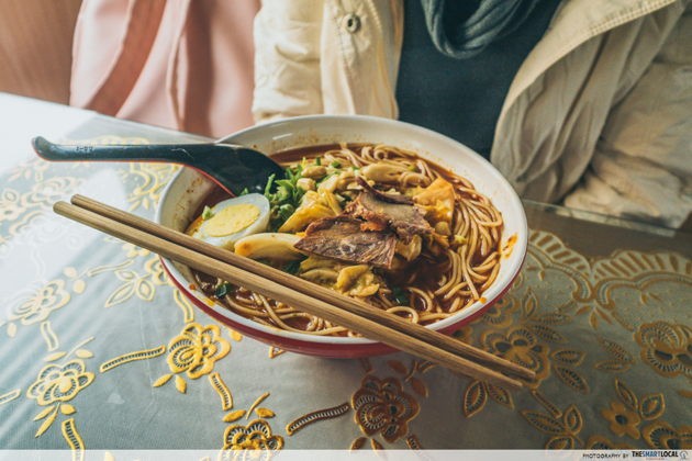 Must try food in Jinan china braised beef noodles train canteen shandong jianzhu university