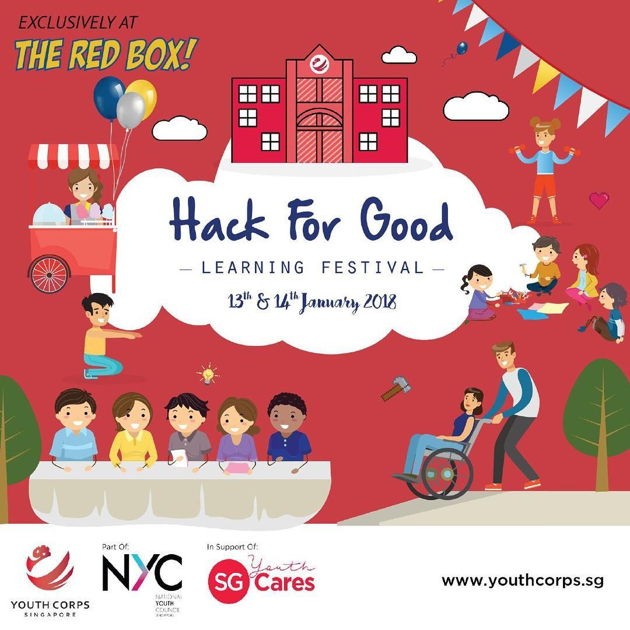Hack For Good Learning Festival Youth Corps Singapore volunteering in Singapore