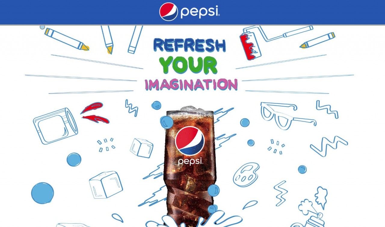 Pepsi - drawn template