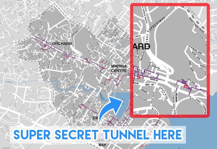 Secret tunnel Oxley road