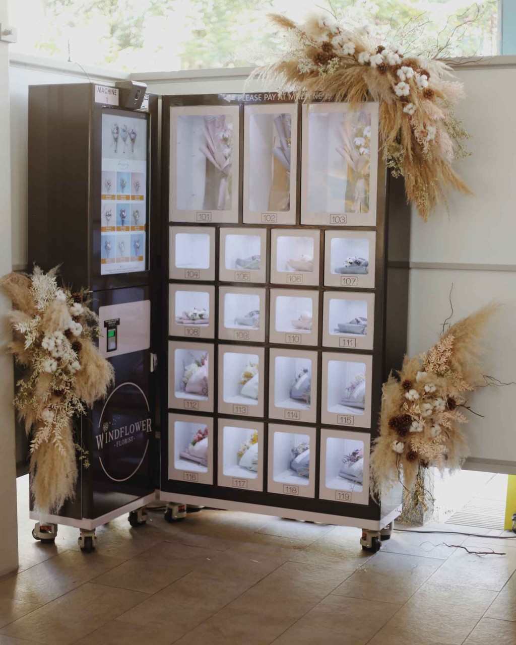 Windflower Florist - vending machine