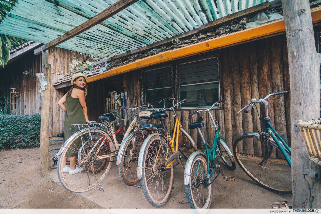 Rabeang Pasak Treehouse bicycle shed