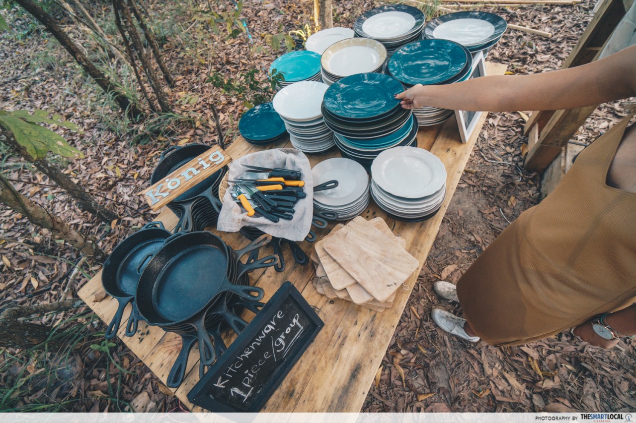 Camp Meating - Selection of kitchenware