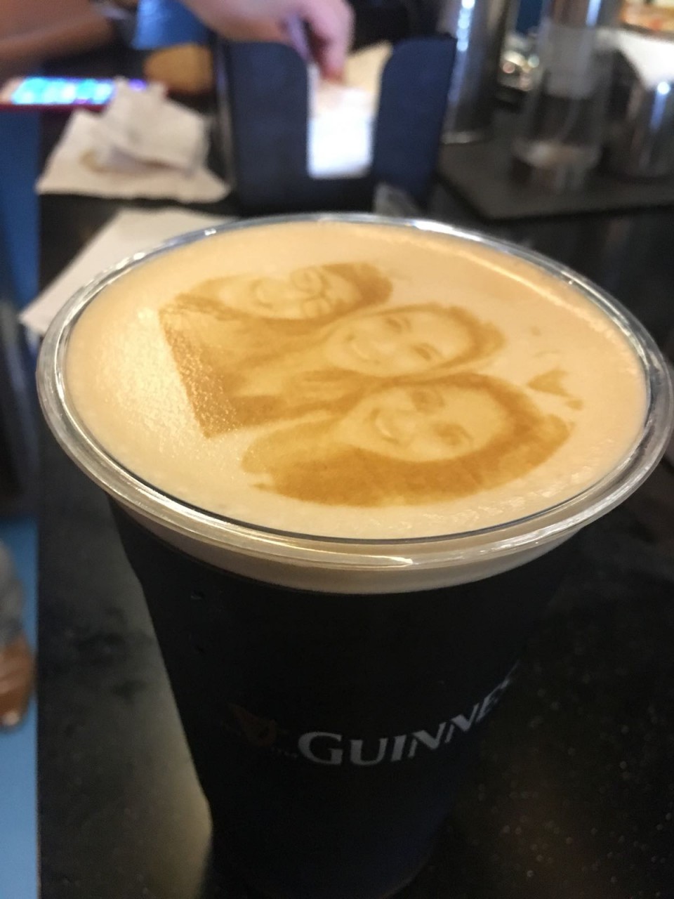 Guinness selfie beer 
