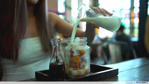Container Coffee House - milk tea ice cubes