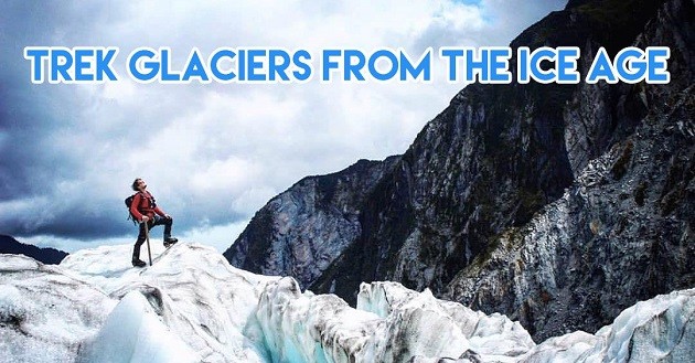 Gazing up at New Zealand's glaciers
