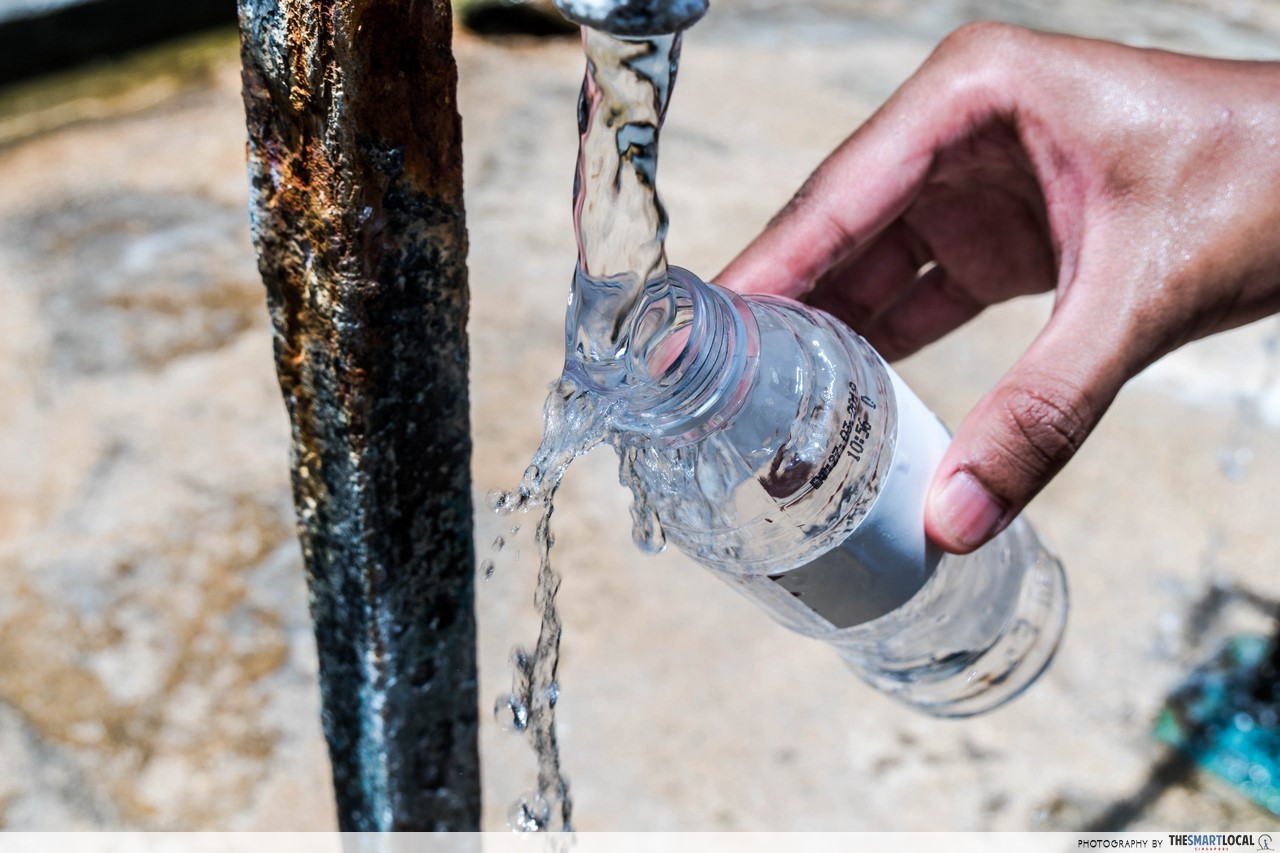 Sembawang Hot Spring - safe drinking water