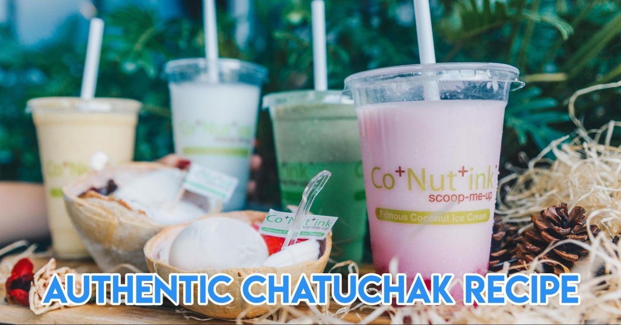 conutink chatuchak coconut ice cream authentic