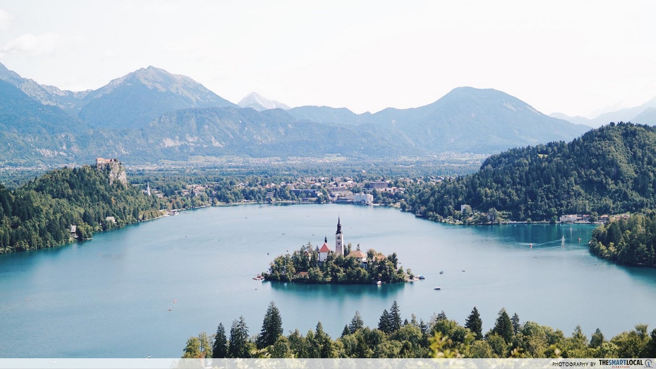 Hiking in Europe - Lake Bled