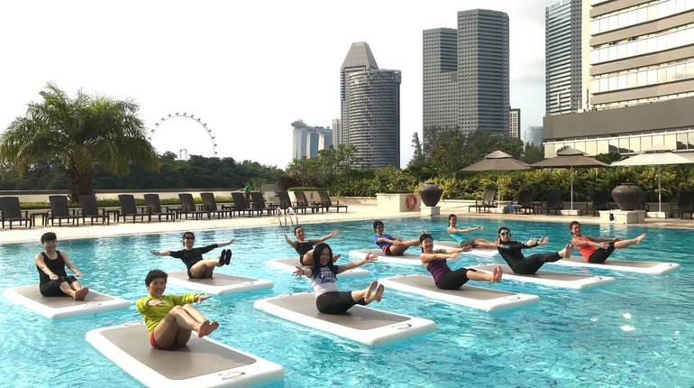 alternative workouts in singapore - floatfit