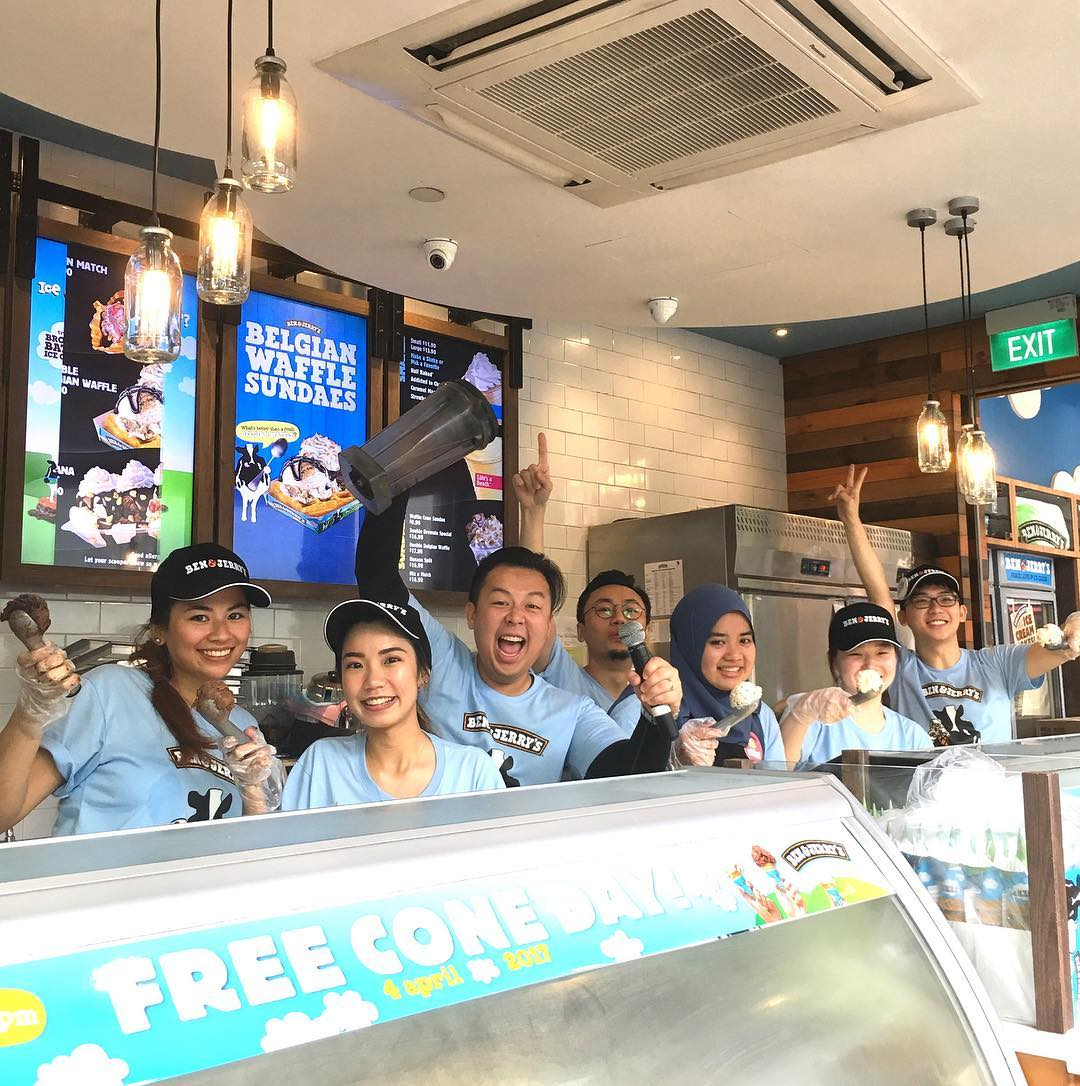 Ben and Jerry's free cone day april 2018