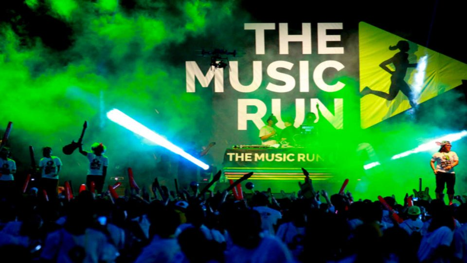 Music Run party stage 2018