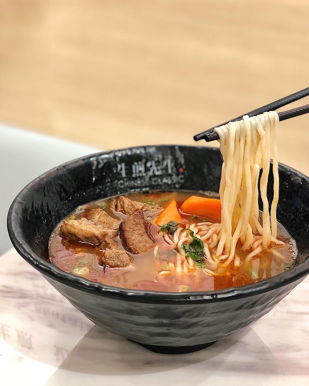 mr shengjian sirloin beef noodles spicy