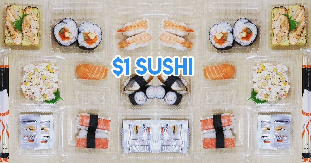 April deals TSL $1 umi sushi
