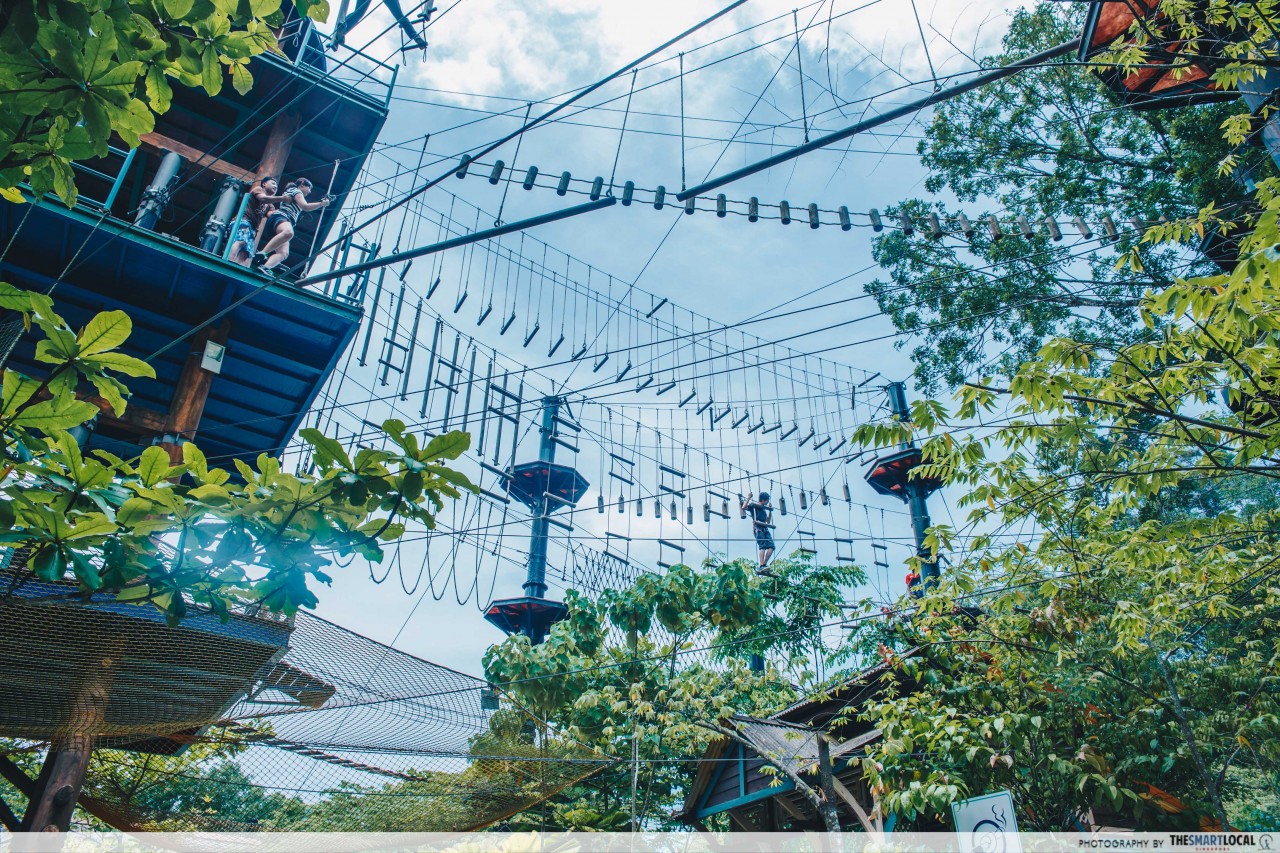 obstacle course at escape theme park penang 