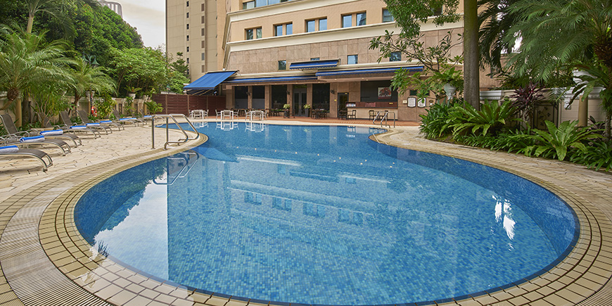 swimming pool the elizabeth hotel singapore