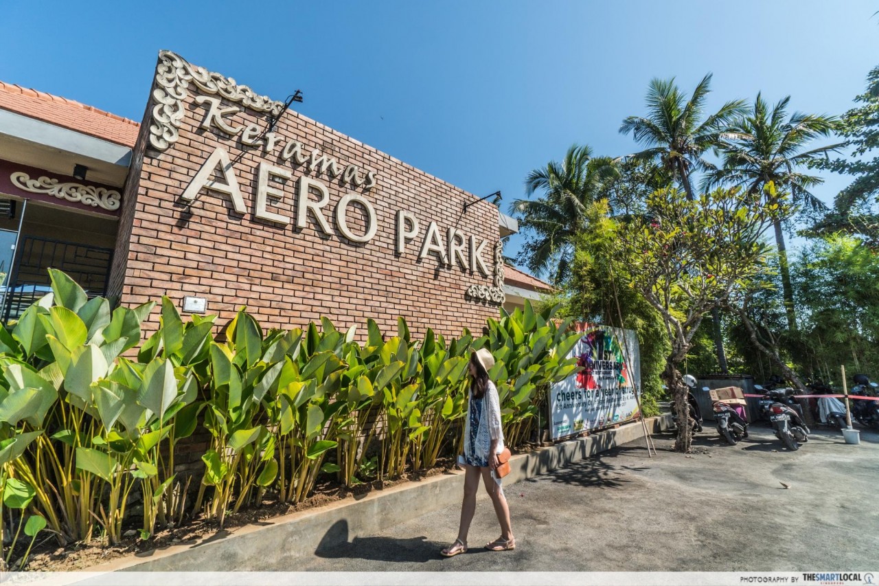 Keramas Aero Park - entrance