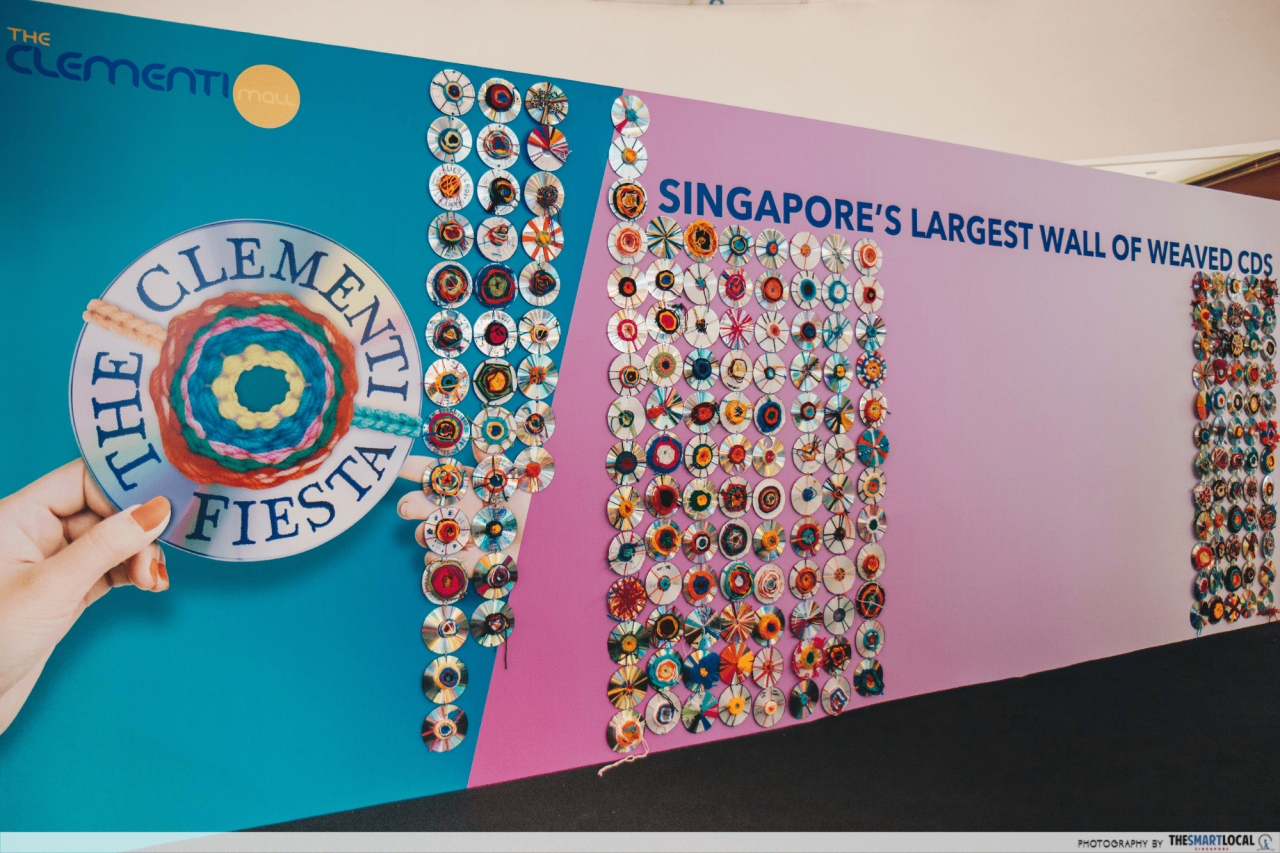 Singapore's largest cd weave wall