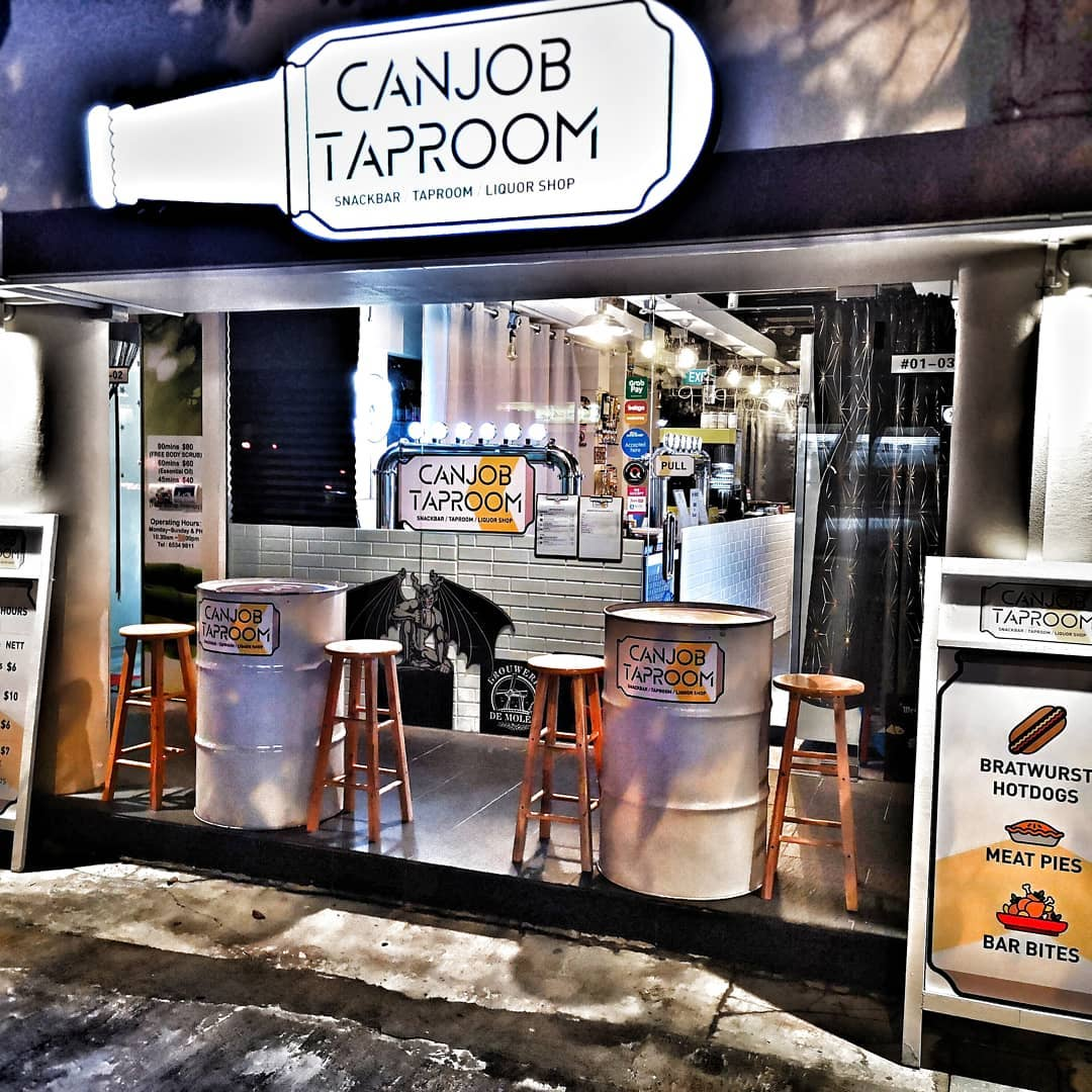 canjob taproom singapore