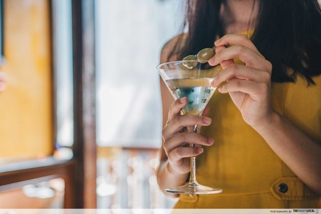 No. 5 Emerald Hill - dry gin martini