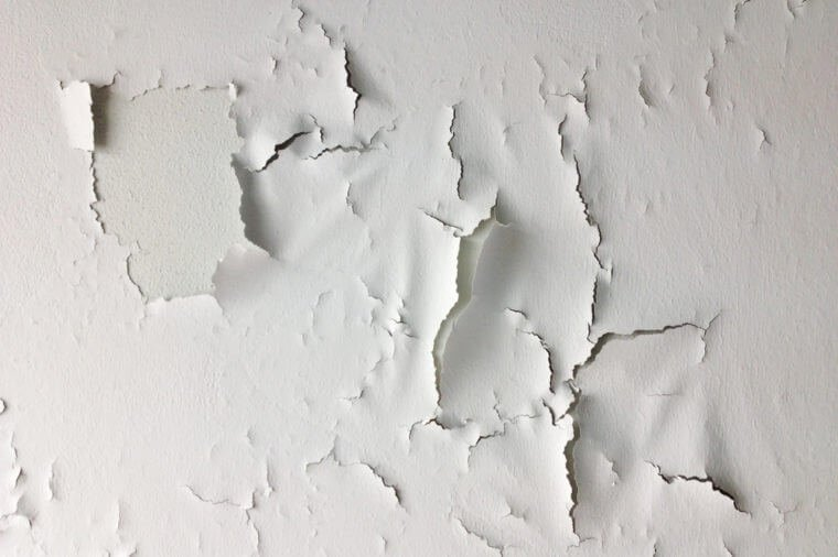 peeling paint