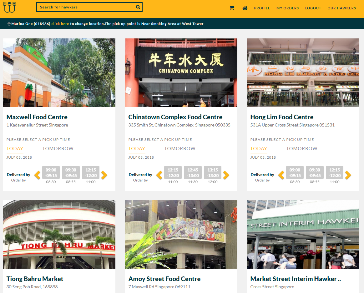 WhyQ - hawker food delivery in Singapore