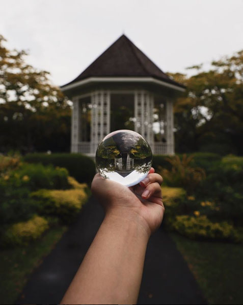 Botanic Gardens - Bandstand crystal ball