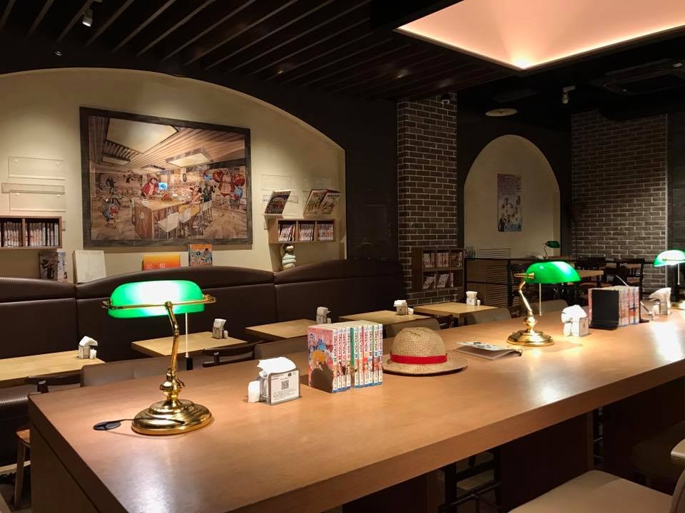 Anime Cafes Tokyo - Cafe Mugiwara Interior