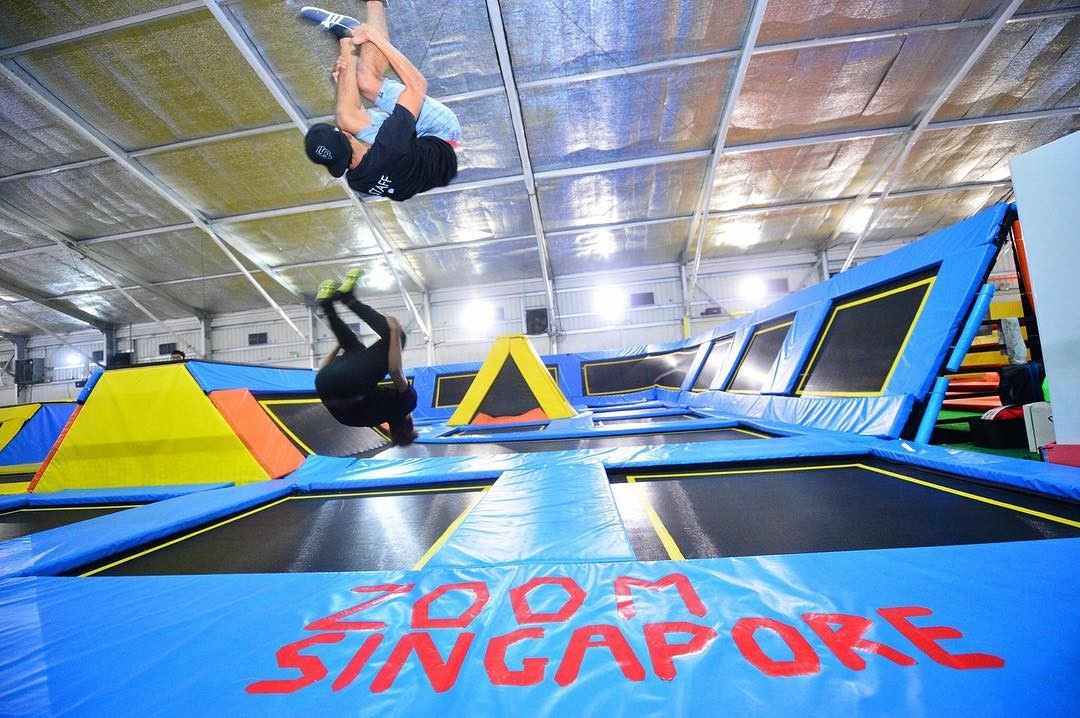 zoom park asia trampoline bouncing