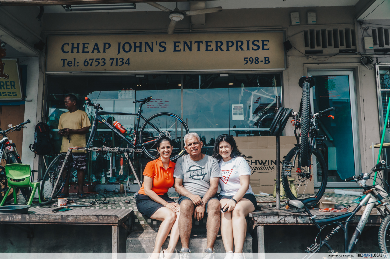 Old Singapore Businesses - cheap johns enterprise storefront suresh family