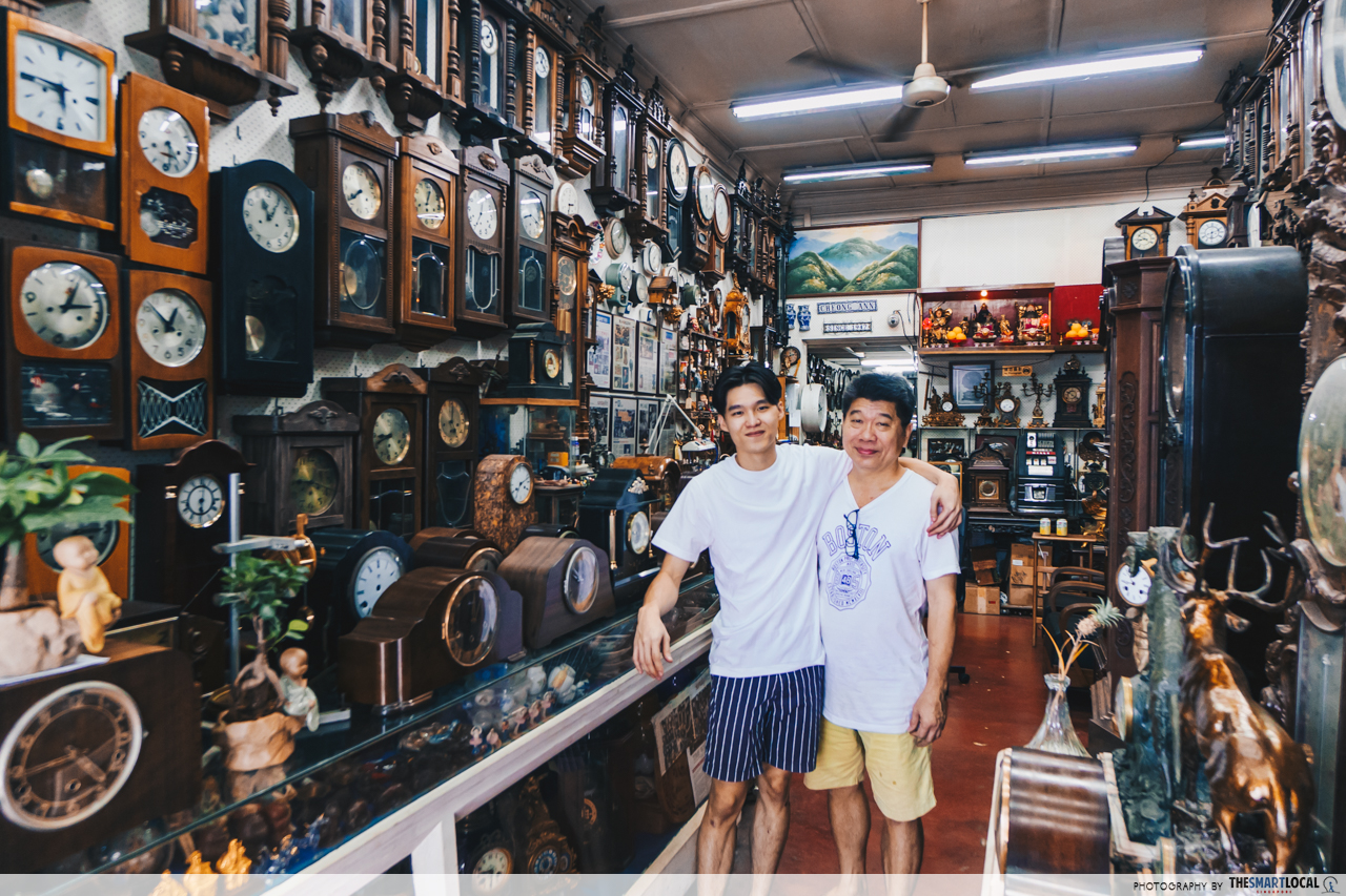 Old Singapore Businesses - cheong ann watch makers david shawn lim