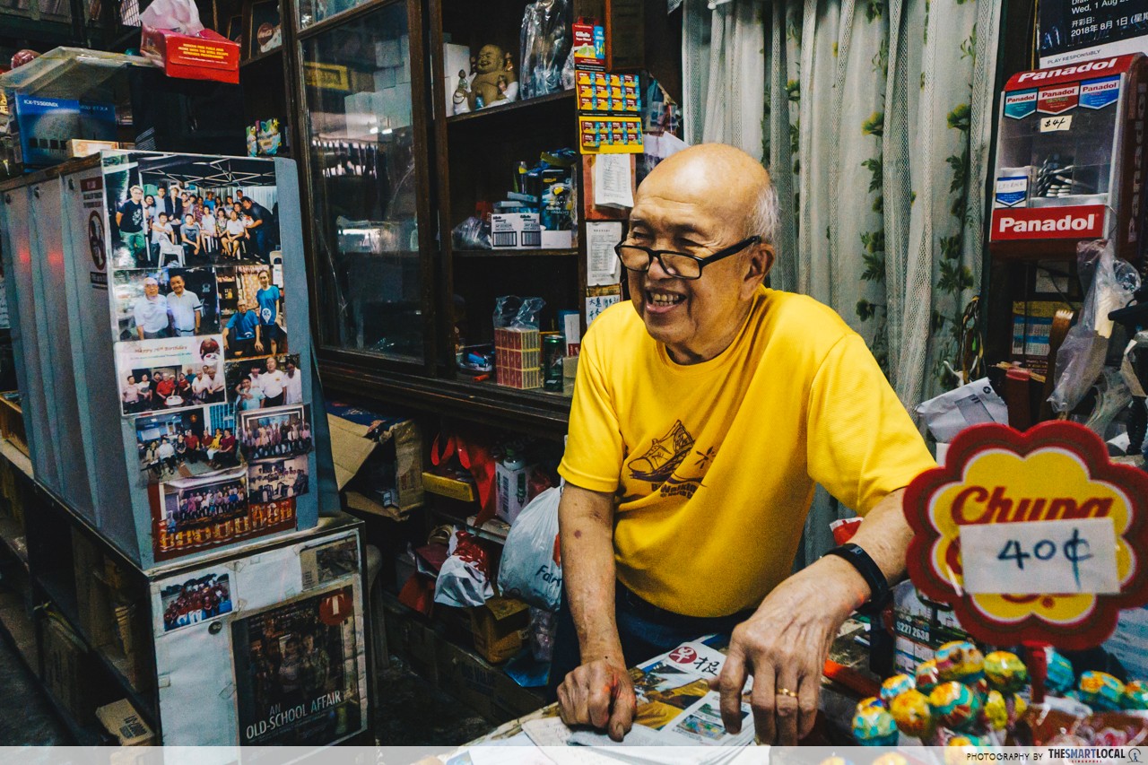Old Singapore Businesses - Mr Ang Tee Seng