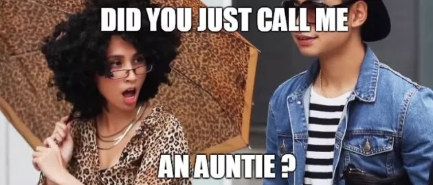 call me an auntie meme