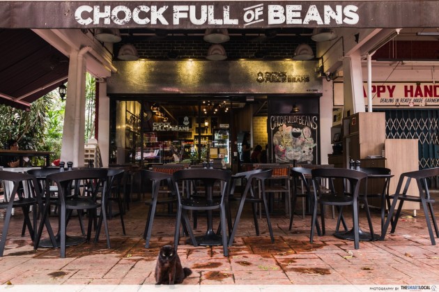 Chock Full Of Beans 3D Latte Art Changi Village