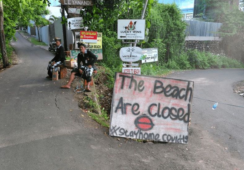 Sign at Balangan Beach, Bali