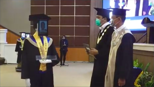 Undip robots - graduation ceremony